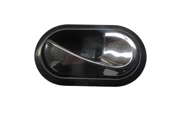 Renault Clio 2 2002-2008 Ön Kapı İç Açma Kolu Sağ Siyah (Elceği Nikelajlı) (Oem No: 8200028486) ürün görseli 1