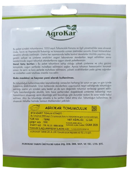 Tere Tohumu 10 gr - Resim 2