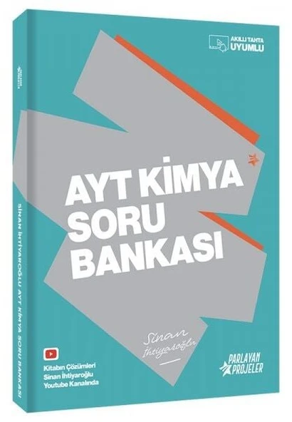 Parlayan Projeler YKS AYT Kimya Soru Bankası Çözümlü - Sinan İhtiyaroğlu Parlayan Projeler ürün görseli 1