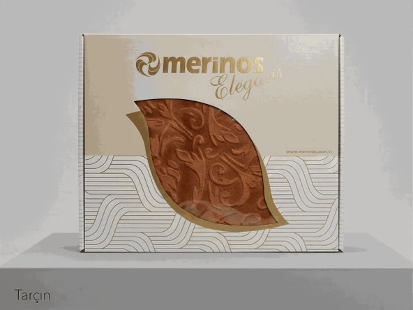 MERİNOS Elegans Tek Kişilik Battaniye Tarçın ürün görseli 1