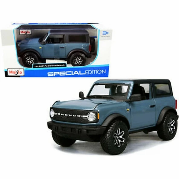 Maisto 1:24 2021 Model Ford Bronco Badlands - Resim 2
