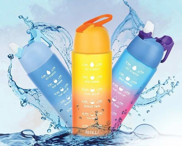 Quick Motivasyonel Matara 500 ml - 16,9 oz ürün görseli 1