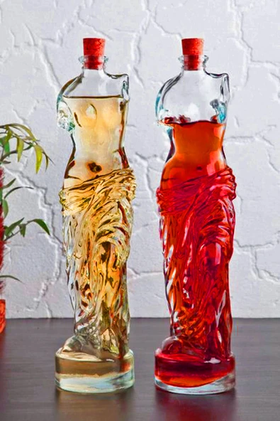 Venüs Yağdanlık - Kadın Figürlü Sirkelik Sosluk 200 ML 2li Set ürün görseli 1