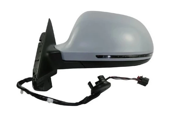 Audi A3 2008-2011 Elektrikli Katlanır Ayna 3 Kapı Astarlı Kör Noktalı Sinyalli Sol 01C (Oem No: 8P1858531Dc ürün görseli 1
