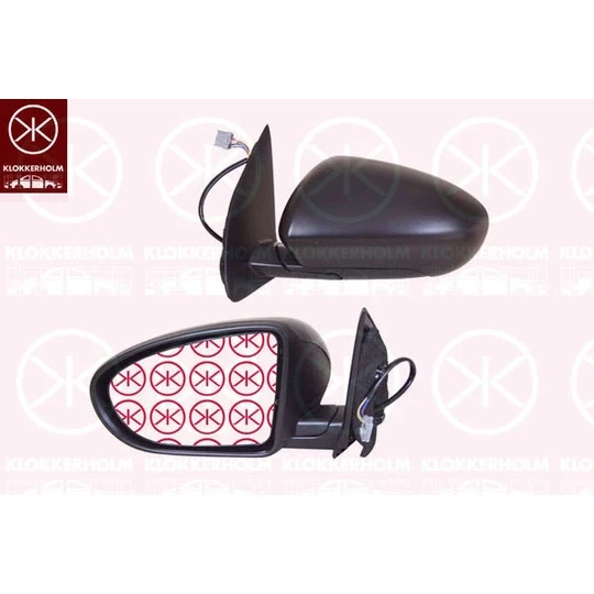 Nissan Qashqai 2007-2013 Dış Dikiz Aynası Elektrikli Isıtmalı Otomatik Katlanır Sol (Oem No: 96301-Jd84A) ürün görseli 1