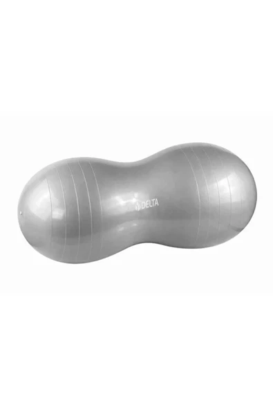 Delta PNB86 Gümüş Fıstık Pilates Topu 90 x 45 cm + Top Pompası ürün görseli 1