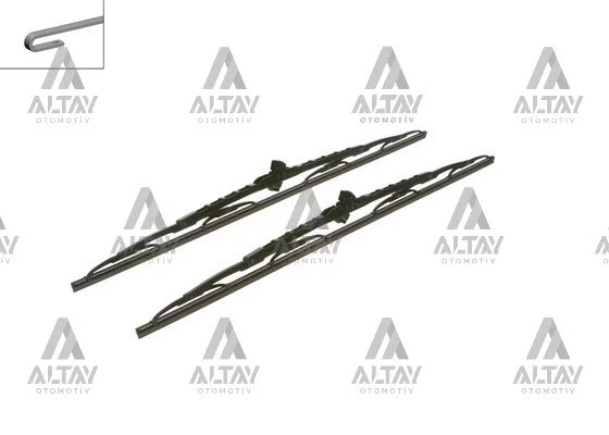 Silecek Süpürgesi Takım Eco (600+600Mm) ürün görseli 1