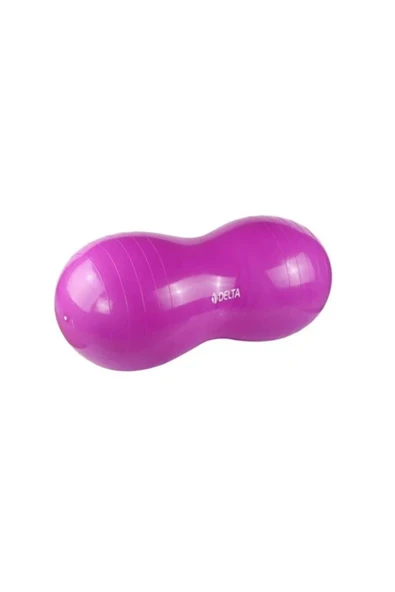 Delta PNB24 Mor Fıstık Pilates Topu 90 x 45 cm + Top Pompası ürün görseli 1