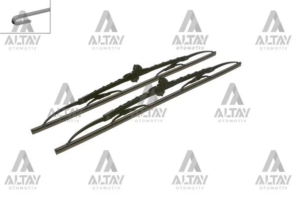 Silecek Süpürgesi Takım Eco (550+550Mm) ürün görseli 1