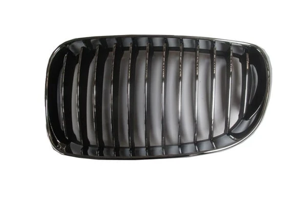 Bmw 1 Serisi 2009-2011 Ön Panjur Sol Siyah - Nikelaj Çerçeveli (Tyg) (Oem No: (51137179655)) ürün görseli 1