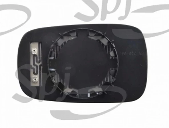 Renault Laguna 2001-2007 Elektrikli Ayna Camı Kör Noktalı Mavi Sol (Oem No:7701049063) ürün görseli 1