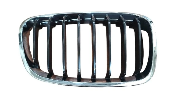 Bmw 1 Serisi 2012-2015 Ön Panjur Sağ Nikelajlı - İç Petekleri Siyah (Tyg) (Oem No: (51137262118)) ürün görseli 1