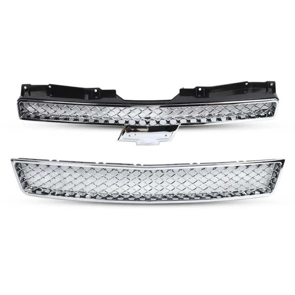 Chevrolet Tahoe - 2007-2009 Ön Panjur Siyah Nikelaj Çerçeveli Oem No: (15862128) ürün görseli 1