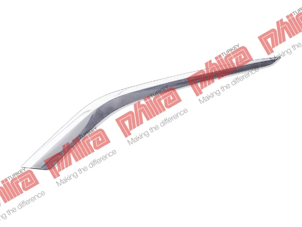 Peugeot 208 2015-2000 Sis Lamba Kapağı Üst Çıtası Sağ Nikelajlı (Oem No: (1613503380)) ürün görseli 1