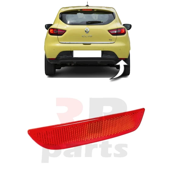 Renault Clio Iv Hb 2012- Tampon Reflektörü Arka Sağ  (Oem No:265605789R) ürün görseli 1