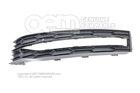 Vw Superb 2020- Sis Far Kapağı Sağ Sis Far Delıklı-Kromlu (Oem No:3V0853666B) ürün görseli 1