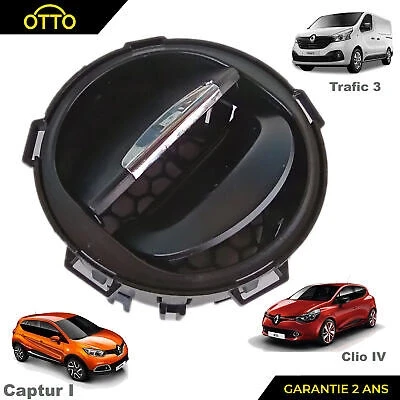 Renault Clio Iv 2012- Torpido Havalandırma Izgarası Yan Sıyah (Oem No:687601310R) ürün görseli 1