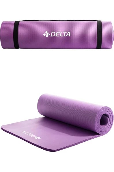 Delta Pilates Minderi Yoga Matı 10mm Mor TNF 467 ürün görseli 1