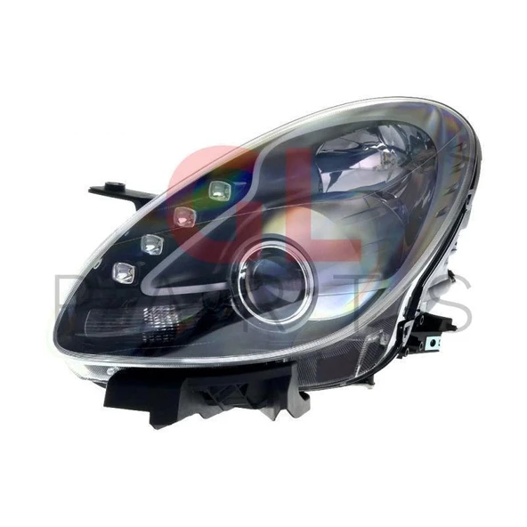 Alfa Romeo Giulietta (2010 Yılında Çıkan Kasa) Far Sol Head Lamp. Elektrikli W - S Motor - Led Siyah (Oem No:50520220) ürün görseli 1