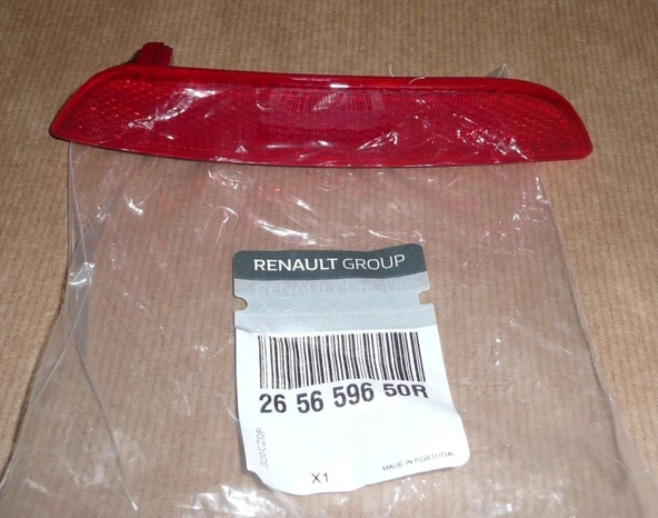 Renault Clio Iv Hb 2012- Tampon Reflektörü Arka Sol  (Oem No:265659650R) ürün görseli 1