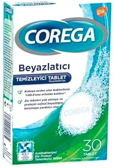 Corega Beyazlatıcı Temizleyici Tablet 30 adet ürün görseli 1