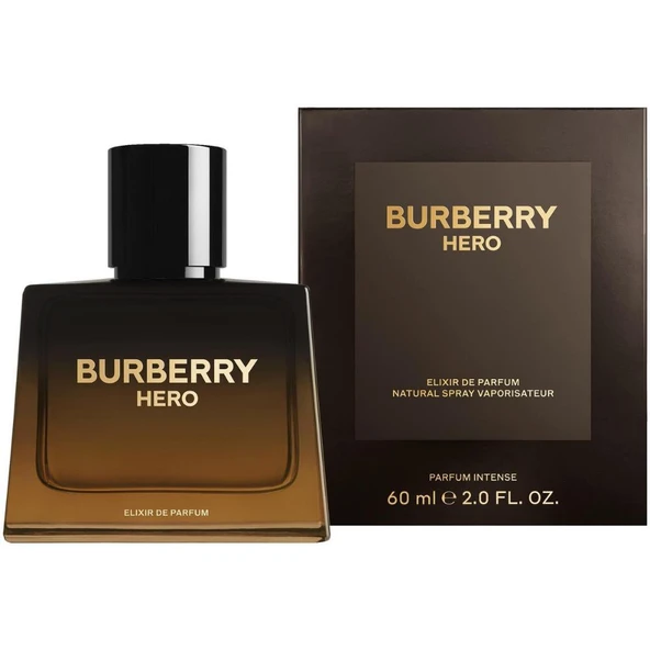 Burberry Hero Elixir de Parfum Intense 60 ml Erkek Parfümü - Resim 2