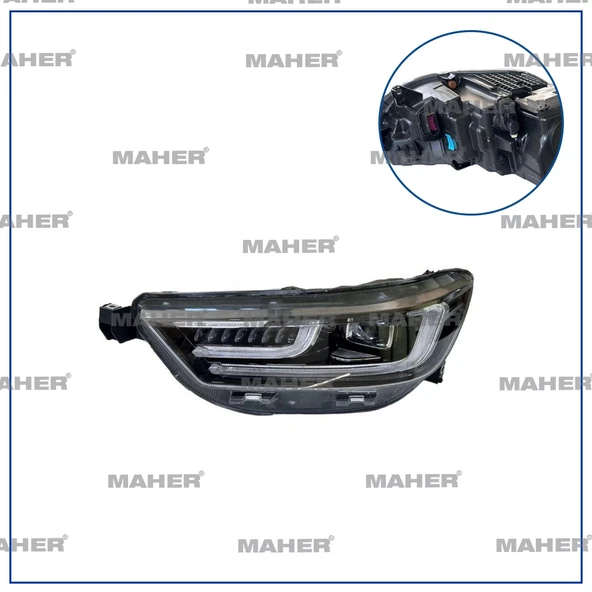 Chery Tiggo 8 2022-2024 Far Pro Luxury Düşük Paket Sol (Oem No:605000234Aa) ürün görseli 1