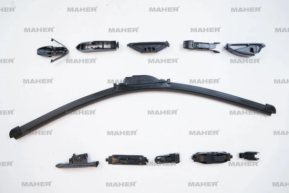 Silecek Süpürgesi Tek Tip Üniversal 11 Aparatlı 22 Muz (550Mm) ürün görseli 1