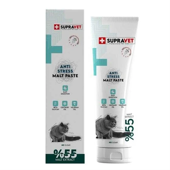 Supravet Anti-Stress Paste Sakinleştirici Kedi Macunu 100 gr ürün görseli 1