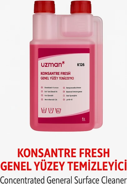 Uzman  Konsantre Genel Yüzey Temi̇zleyi̇ci̇ Fresh ürün görseli 1