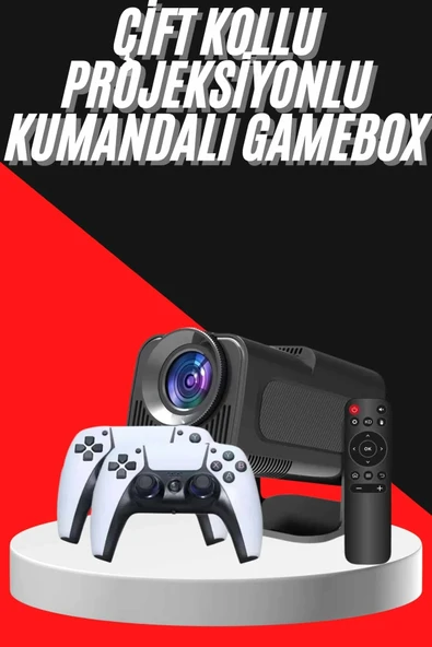 Retro Video Oyunu Konsolu Android Tv El Oyun Konsolu Wıfı Taşınabilir Projeksiyon Cihazı ürün görseli 1