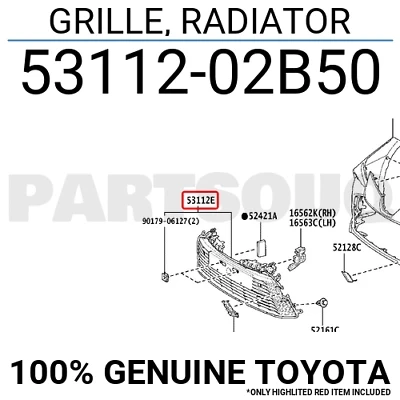 Toyota Corolla 2019-2024 Tampon Panjuru Ön (Oem No:5311202B50) ürün görseli 1