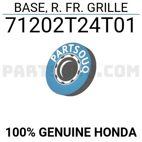 Honda Civic 2022 Sonrası Far Alt Plastiği Siyah Sağ (Oem No:71202T24T01) ürün görseli 1