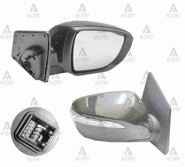 Hyundai İx35 2010-2015 Dış Dikiz Aynası Elektrikli Sinyalli Isıtmalı Otomatik Katlanır Sağ (Oem No:876202S390) ürün görseli 1