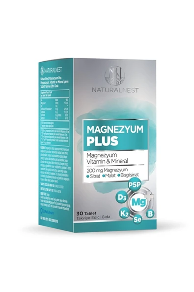 Magnezyum Plus 30 Tablet ürün görseli 1