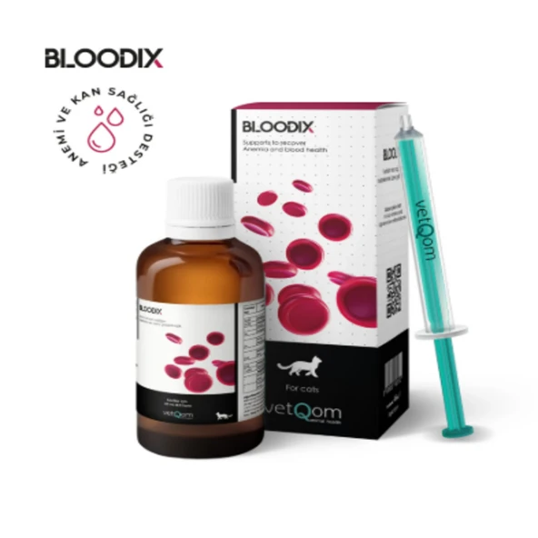 Vetqom Bloodix Kedi Kan Yapıcı Likit Damla 45 ML ürün görseli 1