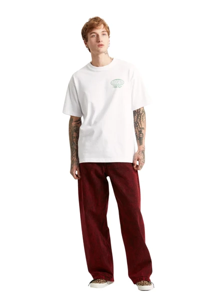 Vans   WORLD TOUR LOOSE SS TEE Erkek Beyaz T-Shirt - VN000VY8 ürün görseli 1