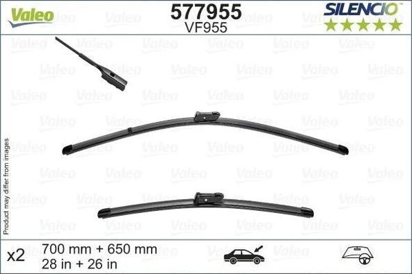 Vw Crafter-Man Tge 2016- Silecek Süpürgesı Ön Takım Sağdan Direksiyonlu (Oem No:7C2998002) ürün görseli 1