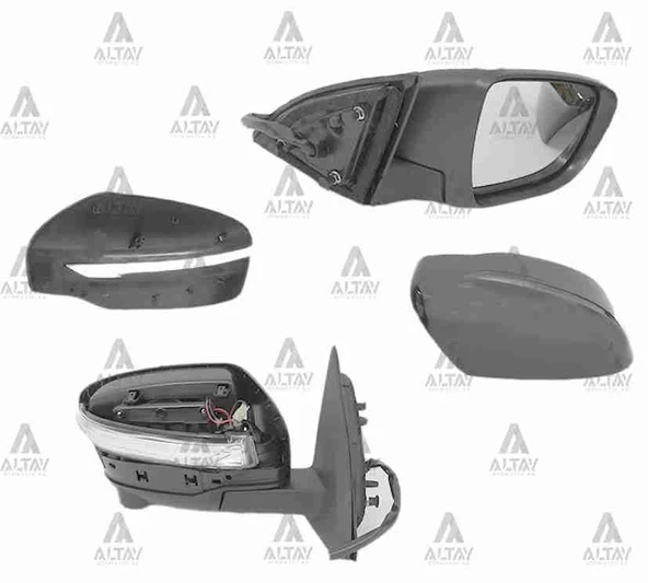 Nissan Qashqai (2014 Yılında Çıkan Kasa) Dış Dikiz Aynası Elektrikli Sinyalli Isıtmalı Otomatik Katlanır (Kameralı) 13 P ürün görseli 1