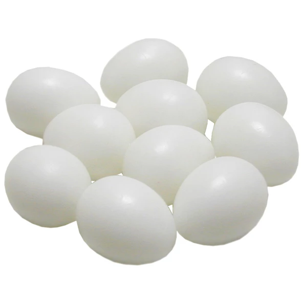 Fit Fly Sahte Yumurta 10 lu Paket 1 cm Muhabbet kanarya için ürün görseli 1