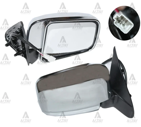 Mazda B2500 2000-2006 Ayna Dış Dikiz Elektrikli Krom Sağ (Oem No:Uj0769120) ürün görseli 1