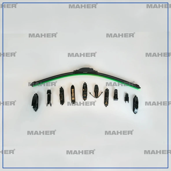 Silecek Süpürgesi Tek Tip Üniversal 11 Aparatlı 21 Muz (530Mm) ürün görseli 1