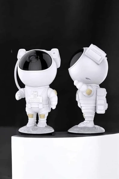 Astronot Görünümlü Projeksiyon Speaker Taşınabilir - Resim 5