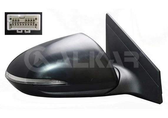 Hyundai Elantra (2016 Yılında Çıkan Kasa) Sağ Dikiz Aynası Komple Sinyalli Isıtmalı Otomatik Katlanır (8 Pın) (Oem No:87 ürün görseli 1