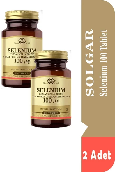 Solgar Selenium 100 Tablet 2 Adet ürün görseli 1
