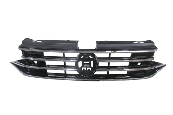 Volkswagen Tiguan 2021-2024 Ön Panjur Siyah Nikelaj Çıtalı (Lıfe - Elegance)(Tyg) (Oem No:5Na853651Bezll) ürün görseli 1