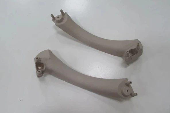 Bmw 3 Serisi 2005-2011 Ön Kapı İç Çekme Kolu Sağ - Sol Set (2 Parça) Bej ürün görseli 1