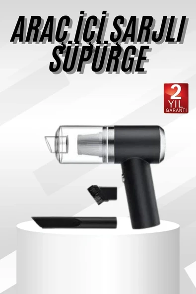 Oto Araç Ev Taşınabilir El Tipi Süpürge Mini Araç Süpürgesi Vakumlu P60976S2522 ürün görseli 1