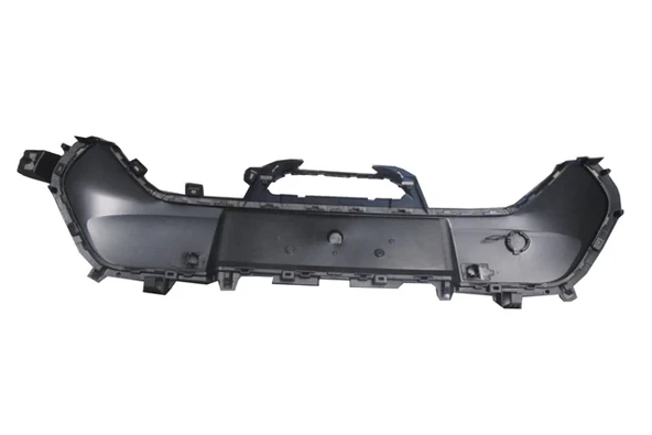 Peugeot 208 2020-2024 Arka Tampon Bandı Orta Sensör Delikli (Çeki Demiri Kapaklı)(Plaka Yuvalı)(Tw) (Oem No:16497975Xt) ürün görseli 1