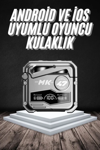 Bluetooth Kulaklık Dokunmatik Kontrol Tws kablosuz kulaklık Hi-fi Stereo P61646S1681 ürün görseli 1